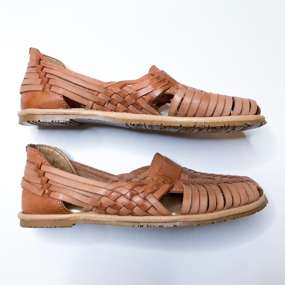 Authentic Mexican Leather Sandals 21 cm - Picture 4 of 7